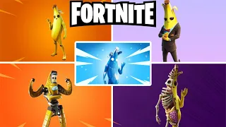 Evolution of Peely in All Fortnite Cinematic Trailers... (Chapter1-4