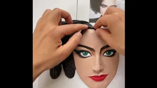 Disney Cruella  | 101 Dalmations / Hair making  of  Cruella clay artwork