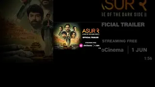 Asur 2- Official Trailer | JioCinema | Arshad Warsi | Barun Sobti | Streaming Free 1 June #shotrs