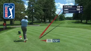 Shot trails from the top 30 in the FedExCup