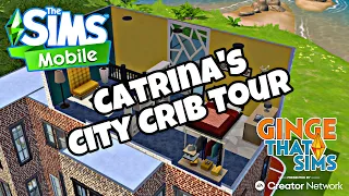 Catarina’s City Crib TOUR | The Sims Mobile | 🏡 🌆 👩‍🎓