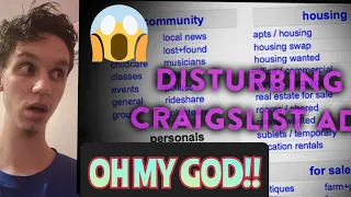 12 Most Disturbing Craigslist Ads (Mr. Nightmare) REACTION!