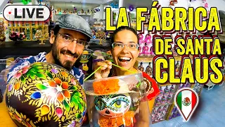 🔴 Visitamos la FÁBRICA DE SANTA CLAUS en México ✨🎅🏻🇲🇽 LIVE FURGO EN RUTA