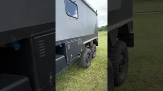 VOLVO TRUCK CONVERTED INTO A CAMPER
