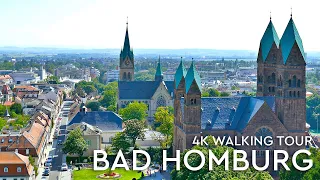 Bad Homburg Walking Tour in 4K 2023! Hesse, Germany!