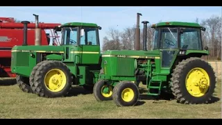 1979 John Deere 4440 and 1981 John Deere 8440 Tractors Sell on Oxford, OH Farm Auction 1/28/22