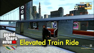 Train ride (Portland line - no stations tour) | GTA III Definitive Edition