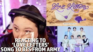 ARMYs Song For BTS “Love Letters” Official MV REACTION #bts #loveletters #2023btsfesta #reaction
