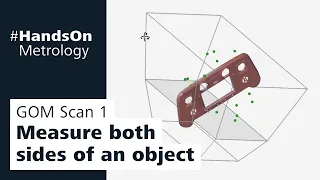 Optical 3D scanner GOM Scan 1: Measure both sides of an object