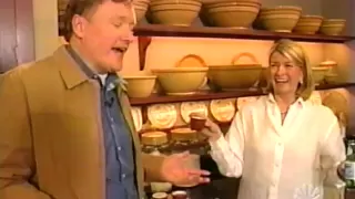 Conan O'Brien visits Martha Stewart