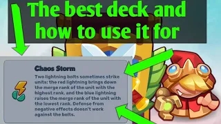 The best Deck and How to Play it for Chaos Storm - Rush Royale