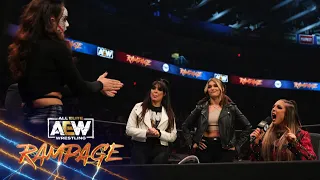 Thunder Rosa & Dr. Britt Baker's Championship Contract Signing Explodes | AEW Rampage, 2/25/22