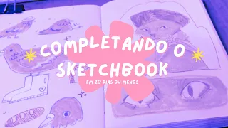 Completando o sketchbook em 20 dias (mini serie ep 02)