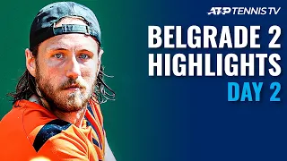 Verdasco Faces Pouille; Cuevas Takes on Kecmanovic | Belgrade Open 2021 Highlights Day 2