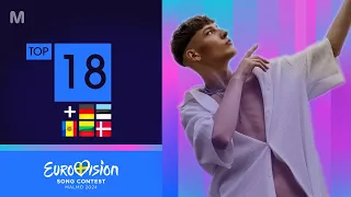 Eurovision 2024 • Top 18 | NEW 🇩🇪🇪🇪🇲🇩🇱🇹🇩🇰 (+comments)