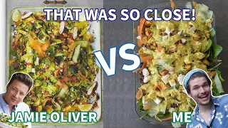 Can you cook Jamie Oliver's Chicken Tikka Salad in 15 minutes?│IJTP│Vegan