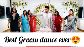 Best Groom dance ever#weddingdance #wedding #sangeet #trending#weddingday #viral#weddingphotography