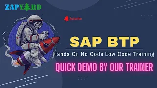 Quick Demo by Trainer - SAP BTP - Hands On No Code Low Code Training - April 2nd 2022 Batch