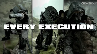 EVERY EXECUTION FINISHER | SKYRIM - SPECIAL EDITION