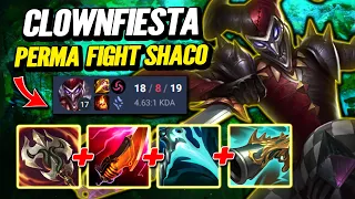 Hydra Crit Perma Fighting Shaco! S14 Ranked [League of Legends] Full Gameplay - Infernal Shaco