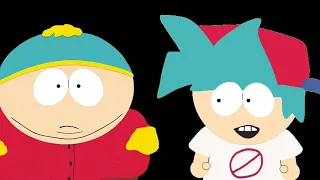 fnf rewrite cartman- Trinity