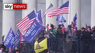 US Capitol building in lockdown as Trump supporters clash with police