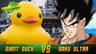 Goku Ultra Instinct vs Giant Rubber Duck (Pato Gigante de Hule) |  DBZ Tenkaichi 3 (MOD)