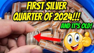 First Silver Quarter of 2024 Hunting $500 in Customer Wrapped Quarters