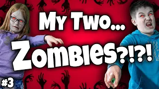 ZOMBIE APOCALYPSE?!? Will Our kids be SCARY ZOMBIES FOREVER!? Part 3