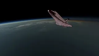 Kerbal Space Program with RO - STS-1 Reentry and Landing