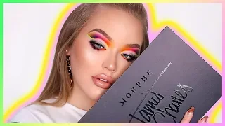 TRYING THE JAMES CHARLES x MORPHE PALETTE!