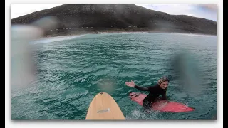 Witsands Surf....a wintery dip