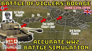 TIGER 1 VS 31x BRITISH VEHICLES - Michael Wittman’s Famous Attack - WAR THUNDER