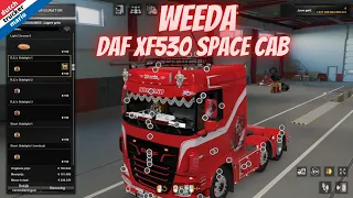 ets 2 WEEDA PABLO ESCOBAR DAF XF530 SPACE CAB  build truck  paid skinmod made by EvBmodding D.T.M