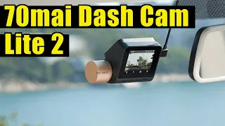 70mai Dash Cam Lite 2 - rejestrator samochodowy