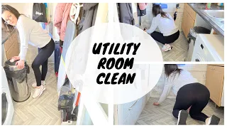 Clean With Me | Utility Room Clean | Kate Berry