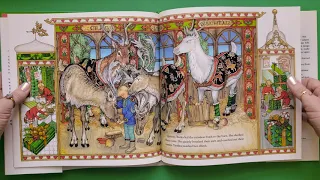 The Wild Christmas Reindeer by Jan Brett Children's Book Read Aloud