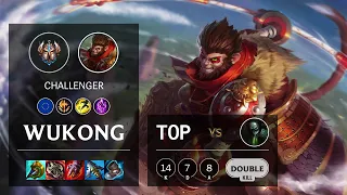 Wukong Top vs Urgot - EUW Challenger Patch 11.8