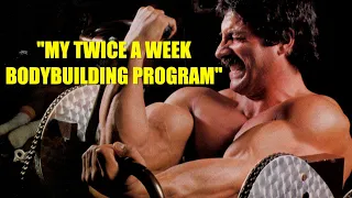 “MY TWICE A WEEK BODYBUILDING PROGRAM”#raymentzer #gym  #motivation #training #bodybuilding