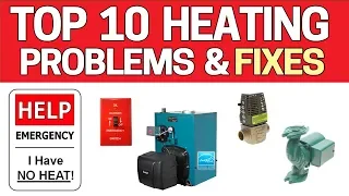 Top 10 Heating Problems EASY Fixes for No HEAT - Boiler / Furnace Troubleshooting OIL HEAT