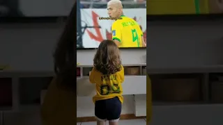 richarlison daughter #worldcup2022 #football #brazil  #qatar #short #qatar #croatia