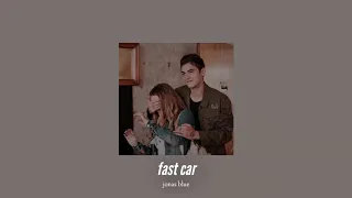 ( slowed down ) fast car