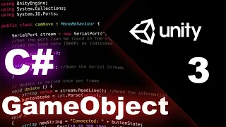Unity 18 C# Урок 3 - Game Object - Начальный набор