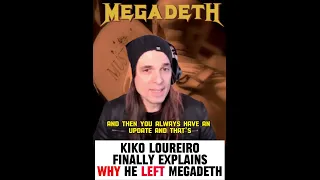 "Megadeth needs to UPDATE" Kiko is OUT! #davemustaine #kikoloureiro #megadeth #fired