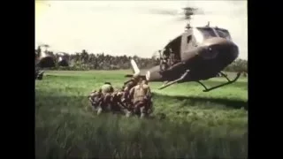 Vietnam War - 9th Infantry Airborne Footage
