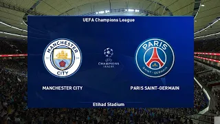 Manchester City vs PSG - UEFA Champions League 2021 - PES 2021 - Gameplay PC