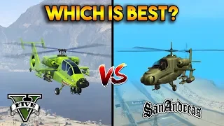 GTA 5 HUNTER VS GTA SAN ANDREAS HUNTER : WHICH IS BEST?