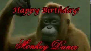 Happy Birthday Monkey Dance