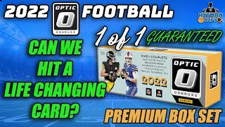 CAN WE HIT A LIFE CHANGING CARD? Guaranteed 1 of 1!  - 2022 Optic Football Premium Complete Set