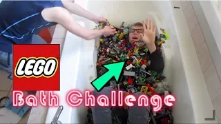 Legos Bath Challenge! *painful*